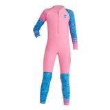 Maxbell Kids Wetsuit Diving Swimsuits Boating Water Sports Kayak Thermal Full suits Pink XL