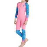 Maxbell Kids Wetsuit Diving Swimsuits Boating Water Sports Kayak Thermal Full suits Pink XL