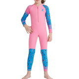 Maxbell Kids Wetsuit Diving Swimsuits Boating Water Sports Kayak Thermal Full suits Pink XL