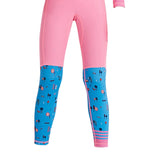 Maxbell Kids Wetsuit Diving Swimsuits Boating Water Sports Kayak Thermal Full suits Pink XL