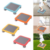Maxbell Mini Kids Trampoline Workout Toy Jumping Stable for Indoor Home School Blue