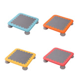 Maxbell Mini Kids Trampoline Workout Toy Jumping Stable for Indoor Home School Blue