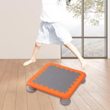 Maxbell Mini Kids Trampoline Workout Toy Jumping Stable for Indoor Home School Orange