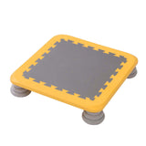 Maxbell Mini Kids Trampoline Workout Toy Jumping Stable for Indoor Home School Yellow