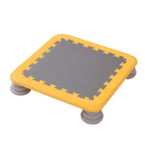 Maxbell Mini Kids Trampoline Workout Toy Jumping Stable for Indoor Home School Yellow