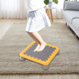 Maxbell Mini Kids Trampoline Workout Toy Jumping Stable for Indoor Home School Yellow