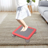 Maxbell Mini Kids Trampoline Workout Toy Jumping Stable for Indoor Home School Red