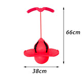 Maxbell Pogo Ball Bouncing Ball for Boy Girls Adults Workout Accessories Red