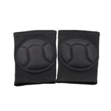 Maxbell Thick Sponge 1Pair Knee Pads Volleyball Gardening Cleaning Protective Sleeve Black S