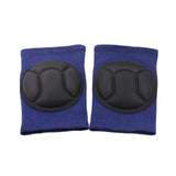 Maxbell Thick Sponge 1Pair Knee Pads Volleyball Gardening Cleaning Protective Sleeve Blue M