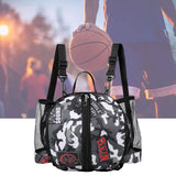 Maxbell Basketball Bag Backpack Lightweight Soccer Waterproof for Football Men Women Gray Backpack