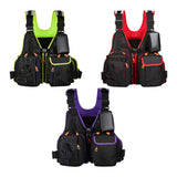 Maxbell Fishing Life Jackets Vest High Buoyancy Fly Fishing Vest for Swimming Sailing Purple