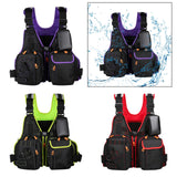 Maxbell Fishing Life Jackets Vest High Buoyancy Fly Fishing Vest for Swimming Sailing Purple