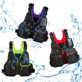 Maxbell Fishing Life Jackets Vest High Buoyancy Fly Fishing Vest for Swimming Sailing Purple