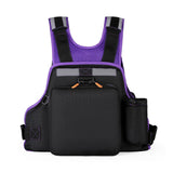 Maxbell Fishing Life Jackets Vest High Buoyancy Fly Fishing Vest for Swimming Sailing Purple