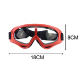 Maxbell Ski Goggles Adjustable Strap Eyewear Windproof for Adult Skating Cycling