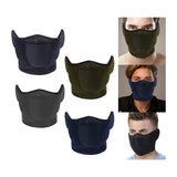 Maxbell Windproof Half Face Mask Earmuffs Breathable for Mountaineering Motorcycling Black