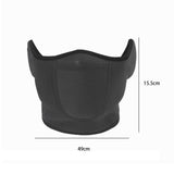 Maxbell Windproof Half Face Mask Earmuffs Breathable for Mountaineering Motorcycling Gray