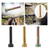 Maxbell Bike Headset Bolt Screw M6 Road Aluminum Alloy Cycling Folding Bike Metal Black