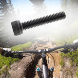 Maxbell Bike Headset Bolt Screw M6 Road Aluminum Alloy Cycling Folding Bike Metal Black