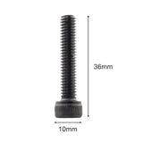 Maxbell Bike Headset Bolt Screw M6 Road Aluminum Alloy Cycling Folding Bike Metal Black