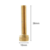 Maxbell Bike Headset Bolt Screw M6 Road Aluminum Alloy Cycling Folding Bike Metal Gold