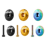Maxbell Mountain Bike Headset Top Cap 28.6mm Fork Replacement Cover Aluminum Alloy Black