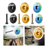 Maxbell Mountain Bike Headset Top Cap 28.6mm Fork Replacement Cover Aluminum Alloy Black