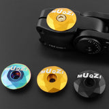 Maxbell Mountain Bike Headset Top Cap 28.6mm Fork Replacement Cover Aluminum Alloy Black