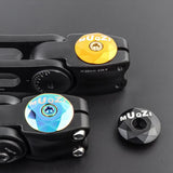 Maxbell Mountain Bike Headset Top Cap 28.6mm Fork Replacement Cover Aluminum Alloy Black