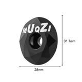 Maxbell Mountain Bike Headset Top Cap 28.6mm Fork Replacement Cover Aluminum Alloy Black