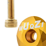 Maxbell Mountain Bike Headset Top Cap 28.6mm Fork Replacement Cover Aluminum Alloy Aureate with Screw