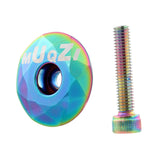 Maxbell Mountain Bike Headset Top Cap 28.6mm Fork Replacement Cover Aluminum Alloy Multi with Screw
