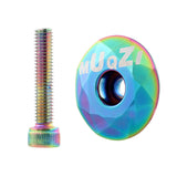 Maxbell Mountain Bike Headset Top Cap 28.6mm Fork Replacement Cover Aluminum Alloy Multi with Screw