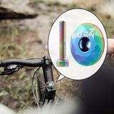 Maxbell Mountain Bike Headset Top Cap 28.6mm Fork Replacement Cover Aluminum Alloy Multi with Screw