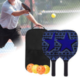 Maxbell Portable Pickleball Paddle Set Rackets with Comfort Grip Indoor Men