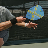 Maxbell Pickleball Paddles Set with 4 Balls and Storage Bag for Indoor Outdoor Use Yellow