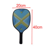Maxbell Pickleball Paddles Set with 4 Balls and Storage Bag for Indoor Outdoor Use Yellow