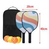 Maxbell Pickleball Paddle Racket Comfort Grip for Indoor Outdoor Use Adults Kids Orange
