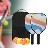 Maxbell Pickleball Paddle Racket Comfort Grip for Indoor Outdoor Use Adults Kids Orange