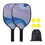Maxbell 2x Pickleball Paddles Set with 4 Balls and Bag for Men Women Indoor Outdoor Pink