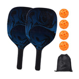 Maxbell Pickleball Racket Kit Wood Outdoor and Indoor Use for Beginners Accessories