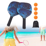 Maxbell Pickleball Racket Kit Wood Outdoor and Indoor Use for Beginners Accessories