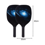 Maxbell Pickleball Racket Set Wood Accessory with 2 Pickleball Racquets Lightweight