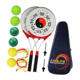 Maxbell Tai Racket Ball Set Wing Chun Wushu for Elderly Exercise Equipment Set K