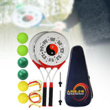 Maxbell Tai Racket Ball Set Wing Chun Wushu for Elderly Exercise Equipment Set K