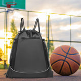 Maxbell Unisex Basketball Backpack with Separate Ball Holder for Volleyball Outdoor Gray