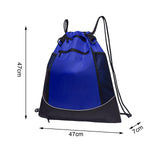 Maxbell Unisex Basketball Backpack with Separate Ball Holder for Volleyball Outdoor Blue