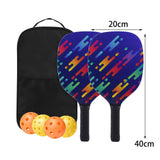 Maxbell Pickleball Paddles Set Pickleball Set for Indoor and Outdoor Tournament 2 Paddles