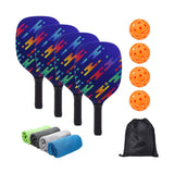 Maxbell Pickleball Paddles Set Pickleball Set for Indoor and Outdoor Tournament 4 Paddles